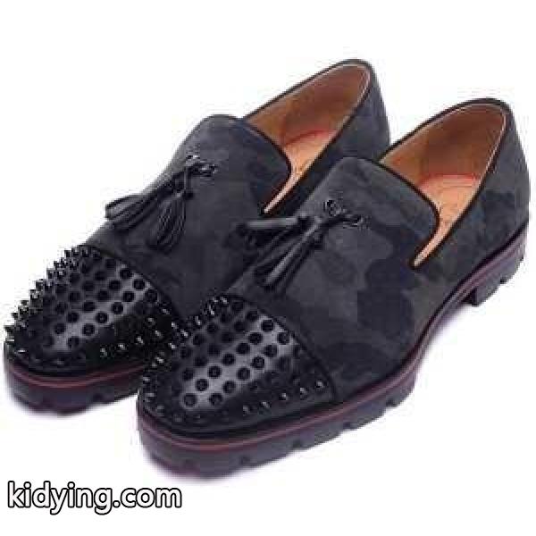 赤字超特価限定セールChristian Louboutinクリスチャンルブタン激安 スニーカー メンズ ビジネス 靴 シューズ スパイク ブラック-0