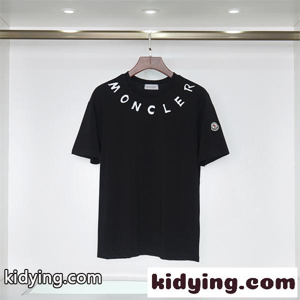 新作注目 MONCLER モンクレール コピー 半袖Tシャツ プリント ミニマルデ ストリート-1