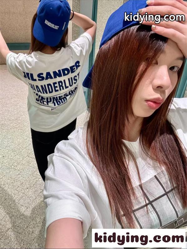 シティフォトデザイン リラックスシルエット JIL SANDER ジルサンダー コピー クルーネックTシャツ 着回し-2