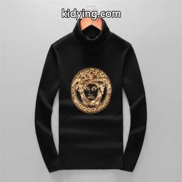 冬ファッションと相性抜群 ヴェルサーチ VERSACE 長袖Tシャツ 2019秋冬におすすめ着こなし_ヴェルサーチ VERSACE_ブランド コピー 激安(日本最大級)-0