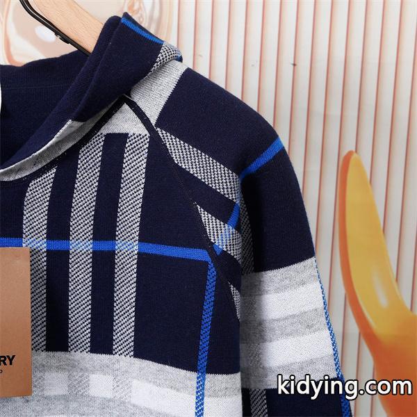 バーバリー コピー BURBERRY 好評続出 2025秋冬特製 クラシックチェック ニットパーカー-6