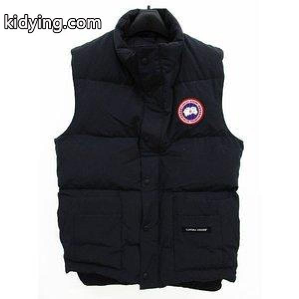 カナダグース CANADA GOOSE フリースタイル ダウンベスト ワッペン ブラック 黒 TY22 メンズ 通販-0