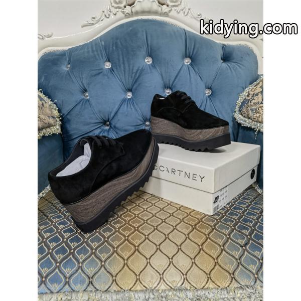 STELLA McCARTNEY ステラマッカートニー コピー 2026新作 ブラック 厚底シューズ シンプル 上品-3