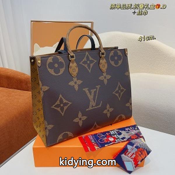 大人買いする方も多い ルイ ヴィトントレンド感が強い LOUIS VUITTON トートバッグxスカーフチーフセット_ルイ ヴィトン LOUIS VUITTON_ブランド コピー41*7*32cm激安(日本最大級)-0