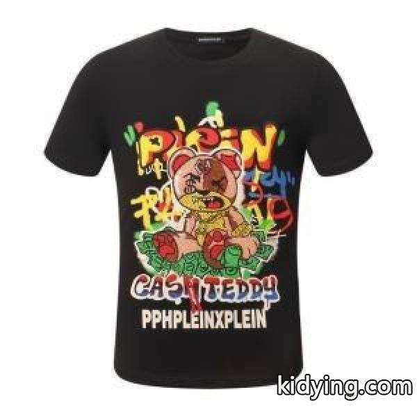 PHILIPP PLEIN Tシャツ/半袖 2019SS人気ブランド新作アイテム 2色可選フィリッププレイン発売極限状態!_フィリッププレイン PHILIPP PLEIN_ブランド コピー 激安(日本最大級)-1