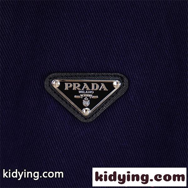 プラダ コピー PRADA メンズジャケット ナイロンブルゾン トライアングルロゴ ジップアップ ミニマルデザイン 上品 カジュアル-2