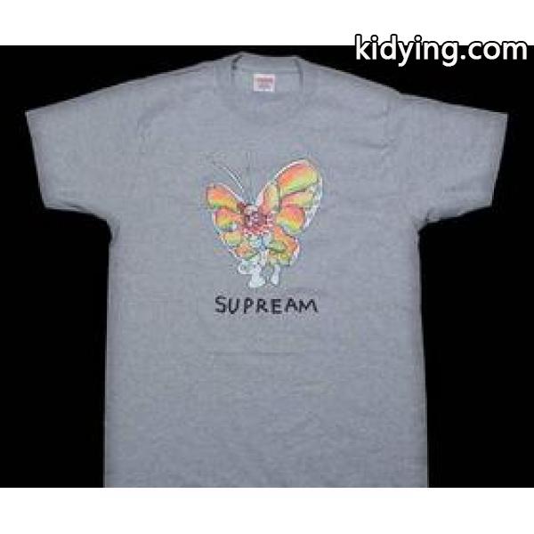 程よいサイズ感でシュプリーム ゴンズバタフライ シュプリーム 偽物 着用感がありTシャツ グレー_半袖Tシャツ_メンズファッション_スーパーコピーブランド激安通販 専門店-0