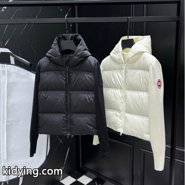 2025秋冬 ホワイト 柔美ニットダウンジャケット コピー カナダグース Canada Goose-0