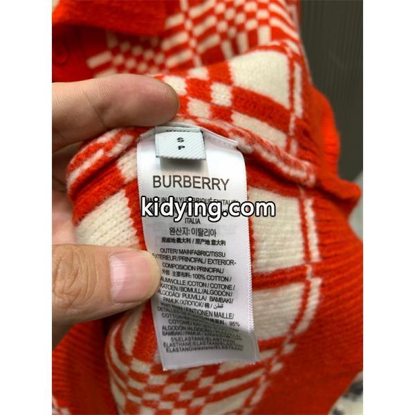 存在感抜群 秋冬華やか レッド チェック BURBERRY バーバリー コピー ニット カーディガン-8
