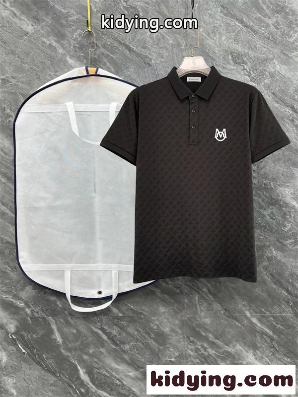 エンブレム刺繍 スマート見え タウンユース対応 好印象スタイル MONCLER モンクレール コピー 半袖ポロシャツ 注目-4