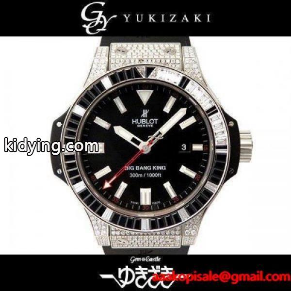 ウブロ ビッグバンキング ジュエリー 322LX1023RX0900 ブラック文字盤 メンズ 腕時計 新品 :W163464:ジェムキャッスルゆきざき - 通販ショッピング-0