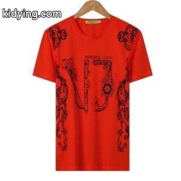 超目玉人気通販品VERSACEヴェルサーチTシャツコピーVERSACEお買い得新作メンズクルーネック半袖-3