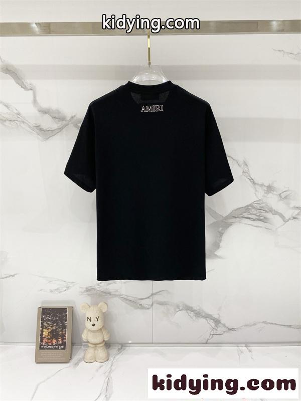 アミリ コピー ユニセックス 半袖Tシャツ ポケット付き ミニロゴ シンプル デイリーコーデ AMIRI-3