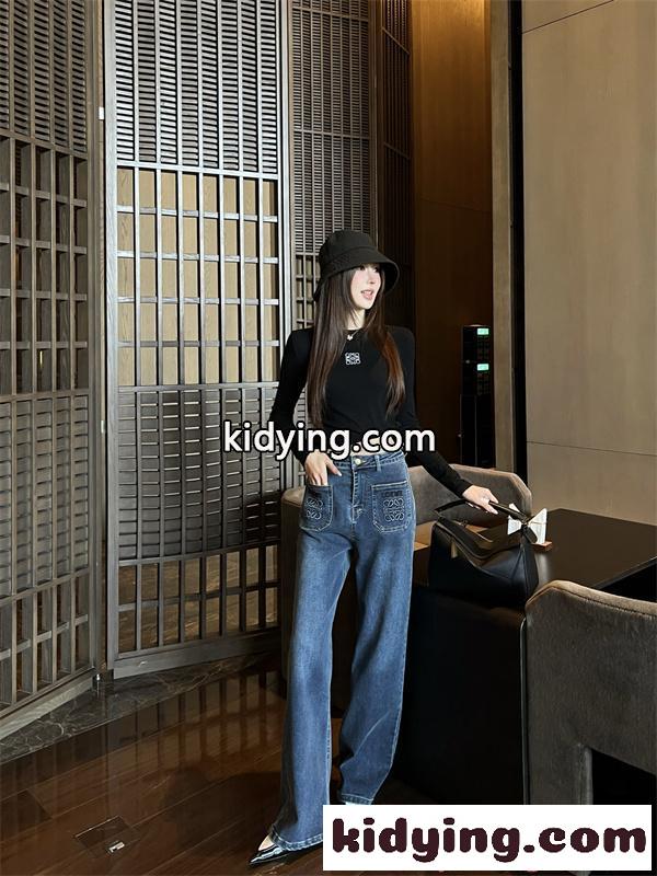 2026おしゃれ新作❤ロエベデニム コピーLOEWE レディースファッション上品2色使い勝手-2