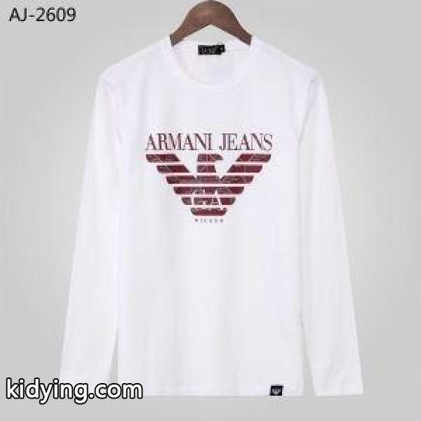 寒い季節にピッタリの一枚 長袖Tシャツ 秋冬超人気 3色可選 アルマーニ ARMANI 2018年秋冬最旬トレンド_アルマーニ ARMANI_ブランド コピー 激安(日本最大級)-1