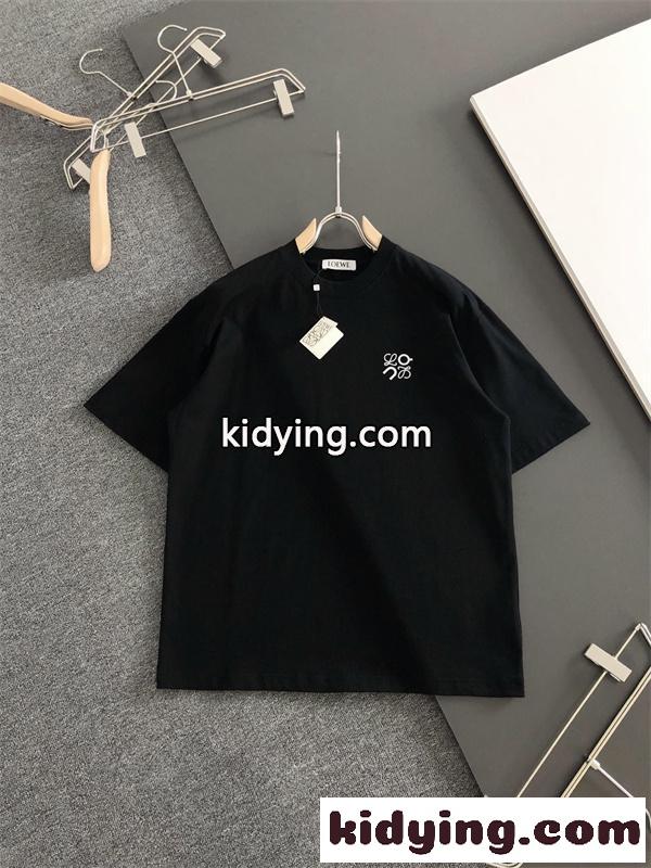 2026人気上昇中☆LOEWE X ONコラボロエベtシャツスーパーコピーホワイト黒色ユニセックス-5