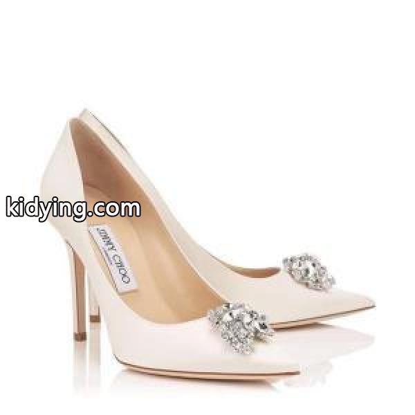 ゴージャスなJIMMY CHOO ジミーチュウ靴レディースウェディングシューズ結婚式パンプス-0