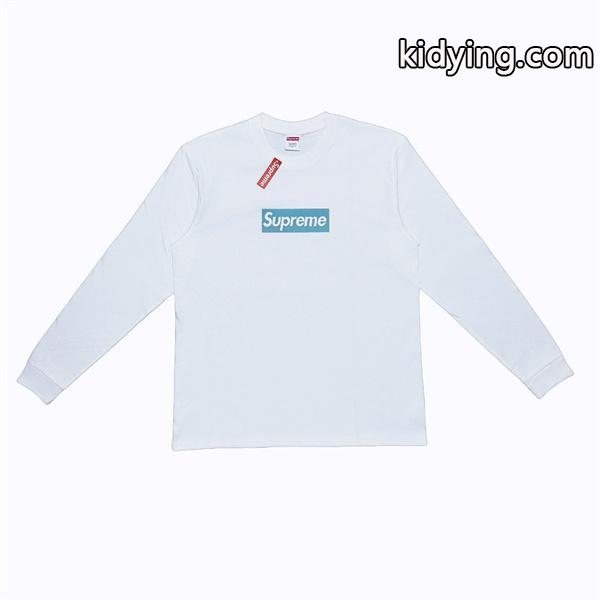2025AW SUPREME × TIFFANY シュプリームコピーティファニーボックスロゴ長袖ｔシャツ  通販ショッピング-0