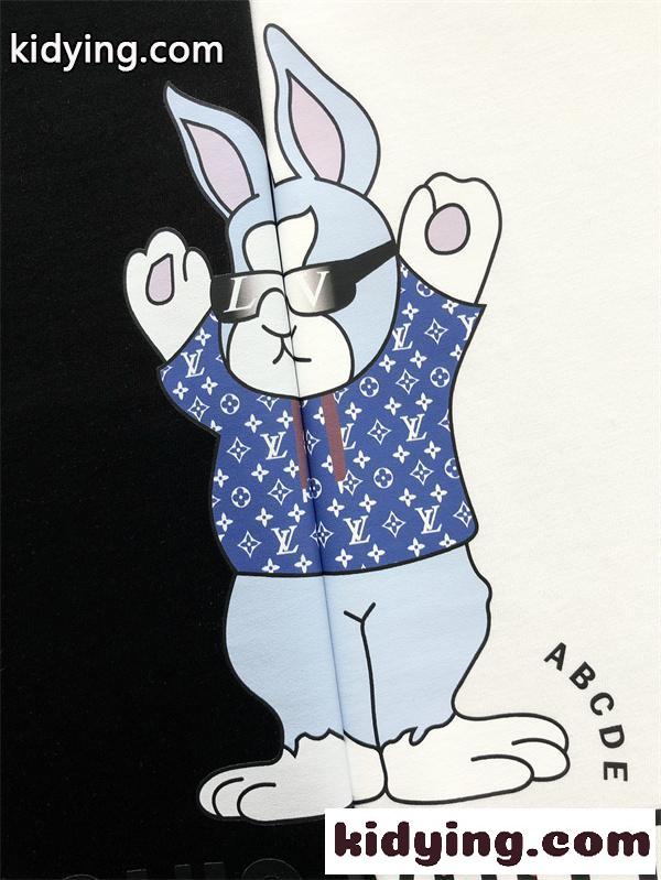 半袖Tシャツ プリント ルイヴィトン コピー 遊び心 ポップ 可愛い系 軽量 LOUIS VUITTON 快適-6
