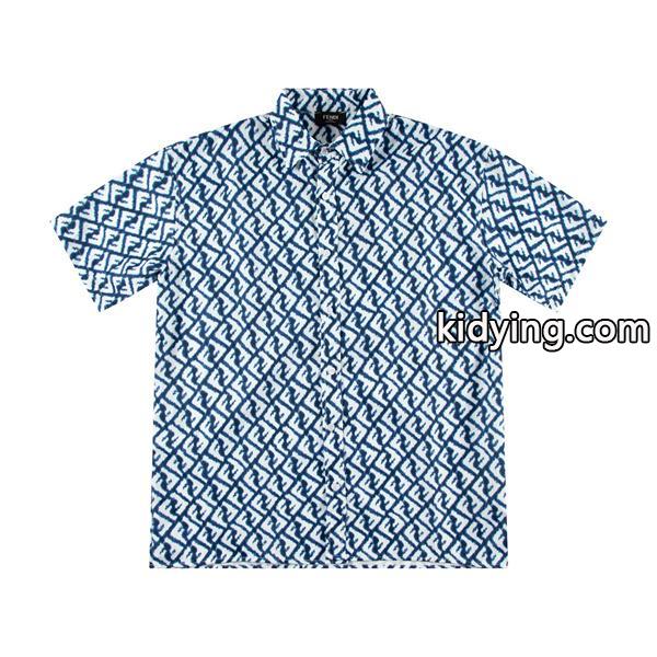 フェンディ シャツ コピーFENDI限定セール新品涼しい着心地上質コットンシャツ毎年定番-0