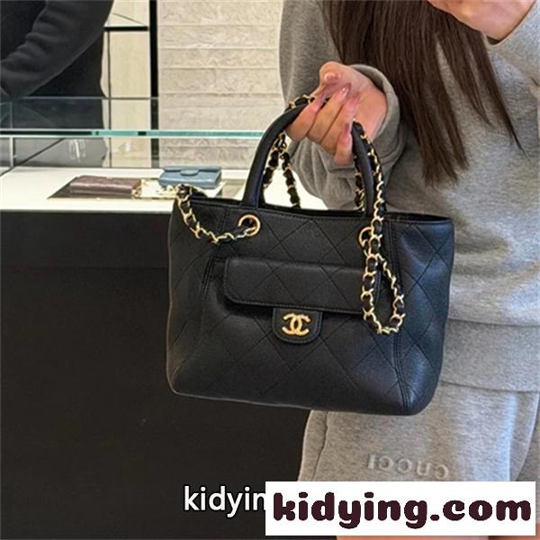 ブラック マトラッセバッグ CHANEL チェーンショルダー シャネル コピー ココマーク トップハンドル 2WAYハンドバッグ-0
