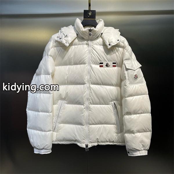 希少 スノーホワイト 三色ディテール トレンド モンクレール 偽物 Moncler 高品質 ダウンジャケット-0