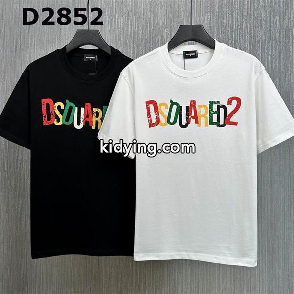 ディースクエアード DSQUARED2 コレクションが発表 半袖Tシャツ クラシックな雰囲気のトップス 2色可選_ディースクエアード DSQUARED2_ブランド コピー 激安(日本最大級)-0