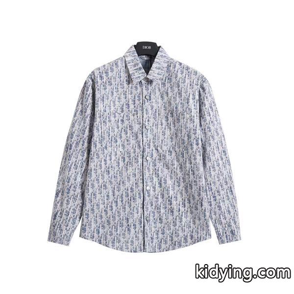 快適な着心地 CD × Stussy コラボ ディオール DIOR Oblique 長袖シャツ ユニセックス_ディオール DIOR_ブランド コピー 激安(日本最大級)-0