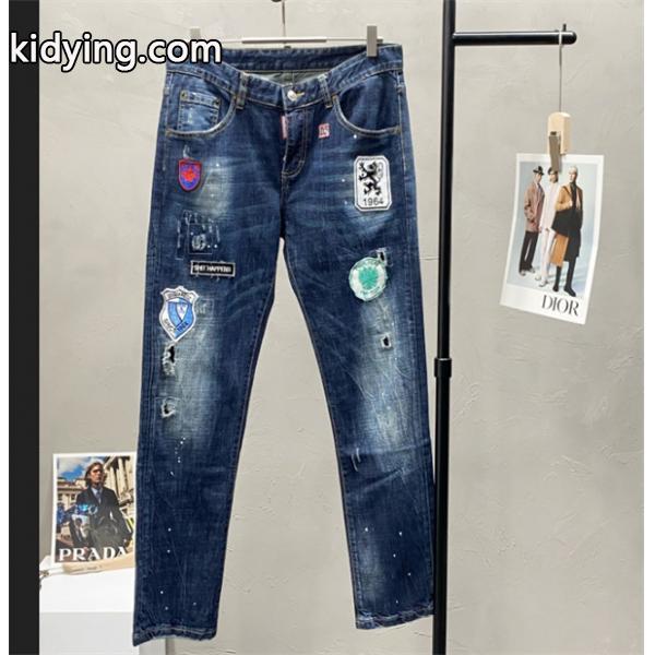 DSQUARED2 ストレートデニムパンツ ディースクエアード 断然オススメ 海外のファッション新品_ブランド コピー 激安(日本最大級)-0