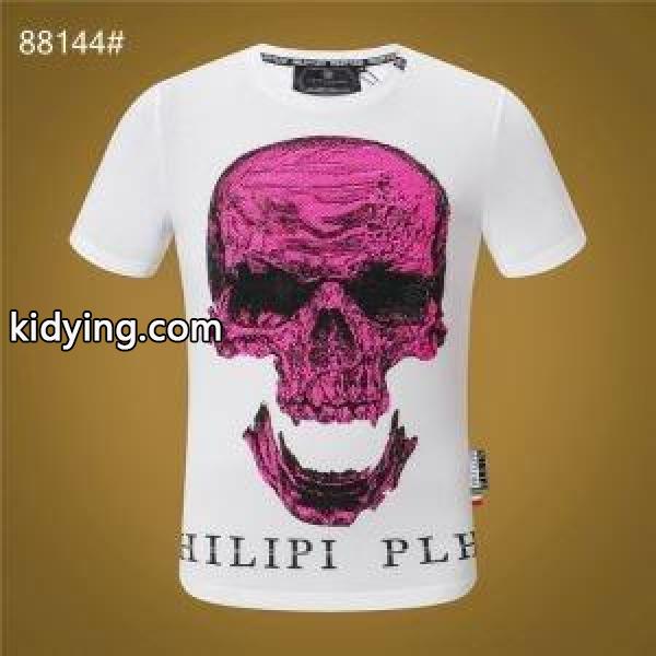 2色可選フィリッププレイン PHILIPP PLEIN《2019年》今、注目のストリート Tシャツ/半袖 カジュアルで気分爽快_フィリッププレイン PHILIPP PLEIN_ブランド コピー 激安(日本最大級)-1