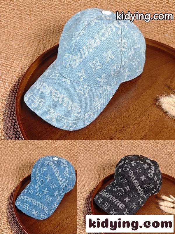 Louis Vuitton x Supremeコラボ野球帽☆ルイヴィトンキャップコピー2026トレンド3色-1