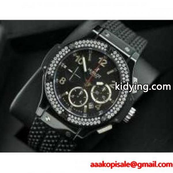 ウブロ時計 ビックバン スティール ダイヤモンド HUBLOT 301SX1170RX1104 ブラック メンズ 腕時計_ウブロ Hublot_ブランド コピー 激安(日本最大級)-0