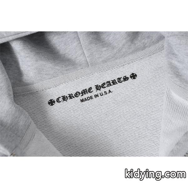 クロムハーツ 上質素材 コピー Chrome Hearts パーカー 売れ筋 洗練 背面インパクト 2025秋冬必須アイテム-4