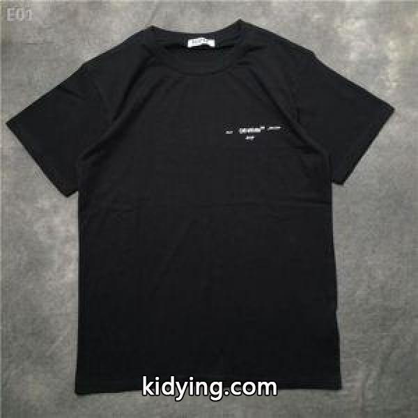品質保証定番ナチュラル今っぽいお洒落ｔシャツ夏の着回しアイテム黒白Off-Whiteオフホワイト ファッション コピー-0