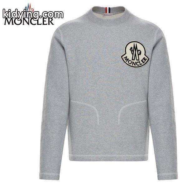 MONCLER モンクレール 2018-2019年秋冬新作 メンズ SWEAT SHIRT スウェットシャツ グレー コットン :moncler-mens-0508:fashionplate Yahoo!ショップ - 通販ショッピング-0