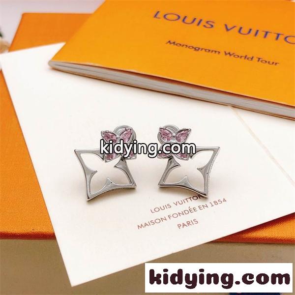 LOUIS VUITTON レディース ピアス ゴールド調 ルイヴィトン コピー 上品 華やか アクセサリー ギフト人気-6