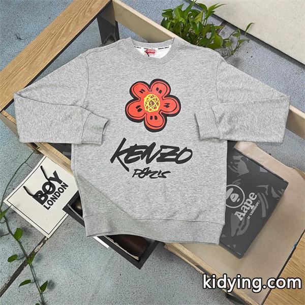 KENZO 偽物 スウェット 最新話題 魅力的フラワープリント グラフィックデザイン ケンゾー-0