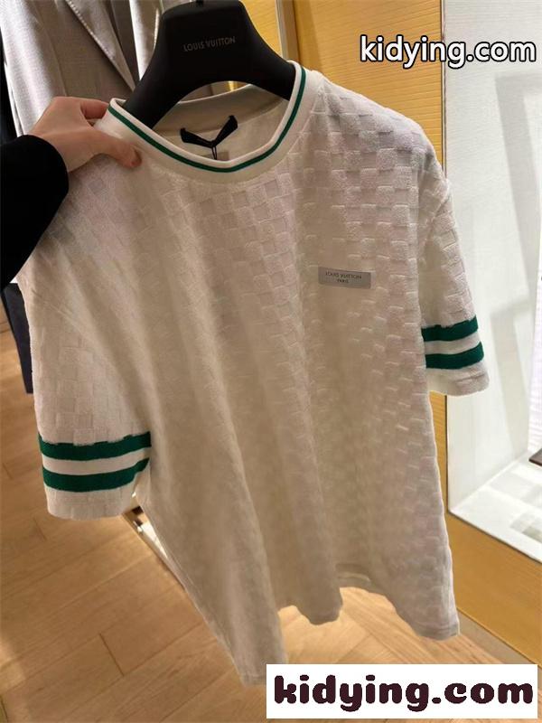 1AK7ISダミエ テリー テニス☆ルイヴィトンtシャツコピー☆2026SS春夏コレクション新作☆LOUIS VUITTON通販-1