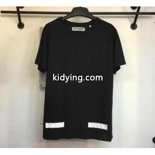 トレンドファッションなOFF WHITE オフホワイト Ｔシャツプリント半袖ゆっとりクールネック3色可選-0