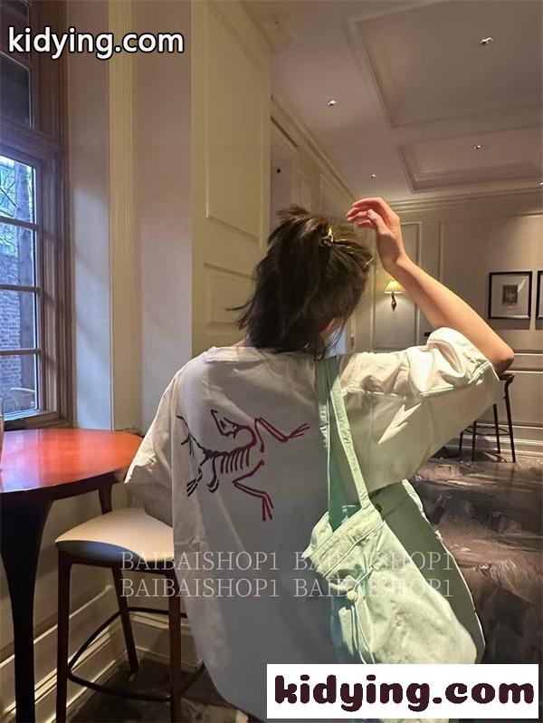 ワンポイント刺繍 半袖カットソー ARCTERYX ベーシックカラー展開 定番 アークテリクス コピー-6