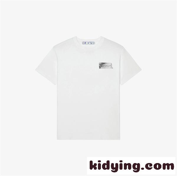 ロゴトップス 半袖仕様 シンプルコーデ対応 OFF-WHITE オフホワイト コピー トップス おしゃれ定番 売れ筋チェック-0