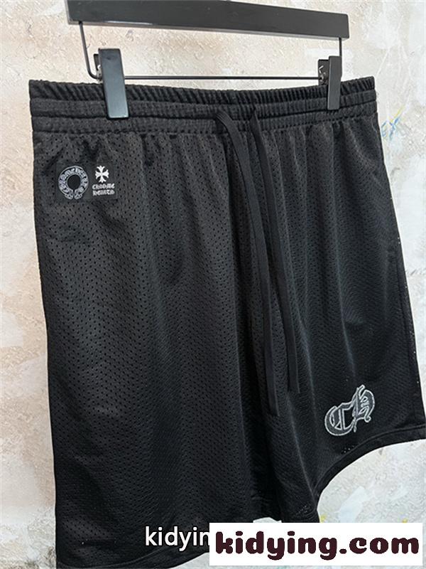 ブラック 半袖Tシャツ Chrome Hearts クロムハーツ コピー グリーンサークルバックプリント クロスモチーフ クルーネック ストリートトップス-4