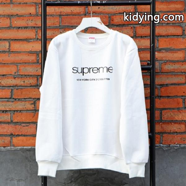 大人気アイテム注目Supreme シュプリーム 2021AW クルーネック パーカー 4色展開 男女兼用-0