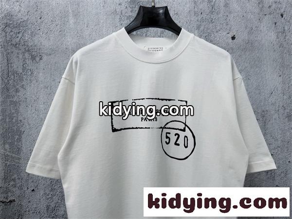 フロントアート クルーネック シックスタイル MAISON MARGIELA メゾンマルジェラ コピー ロゴTシャツ 洗練ムード-5