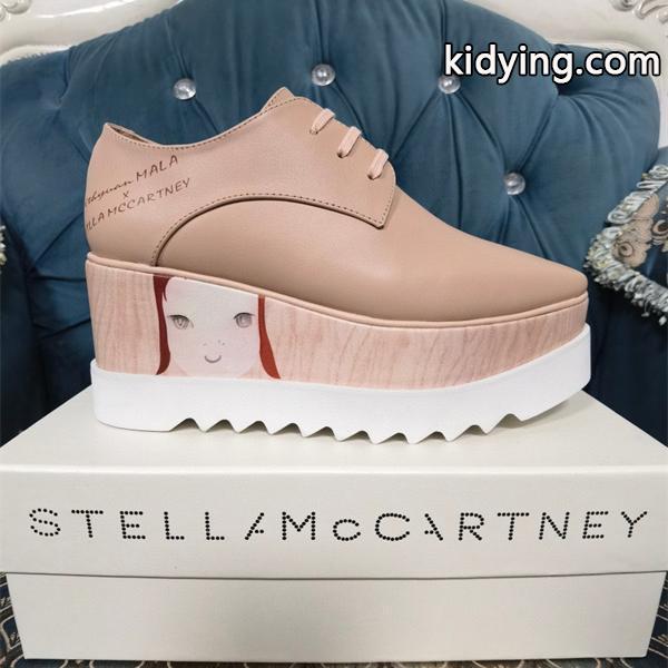 2026新作  STELLA McCARTNEY ステラマッカートニー コピー 厚底シューズ ベージュ 個性的 可愛い-4