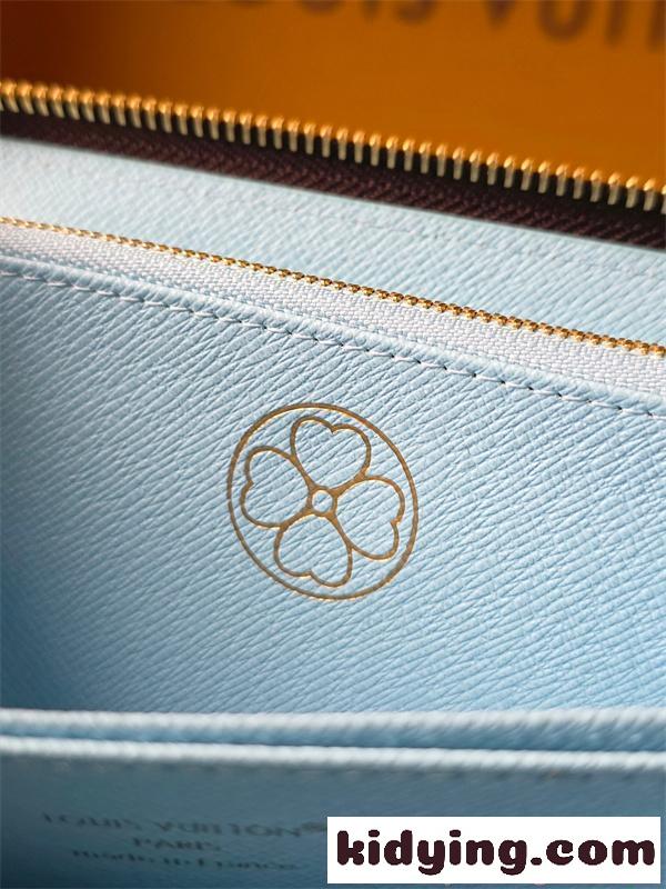 ルイヴィトン Louis Vuitton コピー M28278 ジッピーウォレット モノグラム 長財布 ラウンドファスナー 大容量 レモンカラー内装 N級品-6