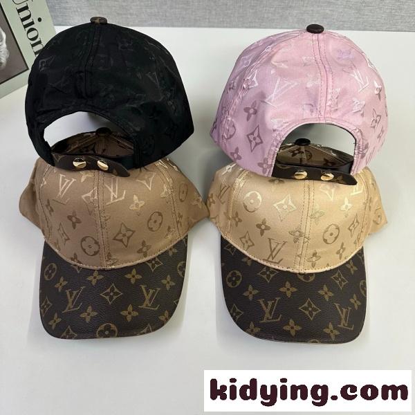 Louis Vuitton ルイヴィトン 2026新作 モノグラムベースボールキャップ ジャカードロゴ 総柄デザイン サイズ調節可能 人気-4