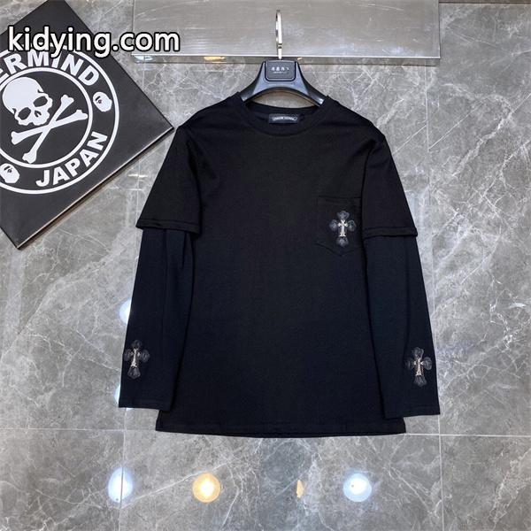 男女兼用 コレクションに新着 最新シーズンがやってきた クロムハーツ CHROME HEARTS 長袖Tシャツ_ブランド コピー 激安(日本最大級)-0