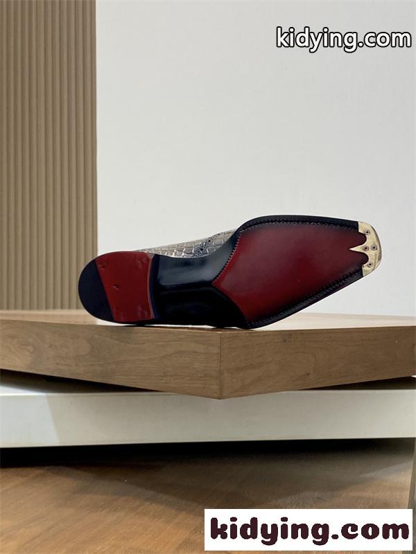 Berluti ベルルッティ スーパーコピー 革靴 クロコ型押し 本革 ドレスシューズ 高級感  2026新作-8
