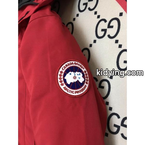 売れ筋おすすめモデル カナダグース Canada Goose 2025秋冬 レッド ダウンジャケット 偽物-4